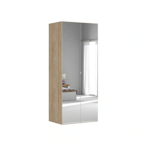 Dulap FLEX, stejar sonoma, PAL, cu 2 usi, 100x66x240 cm