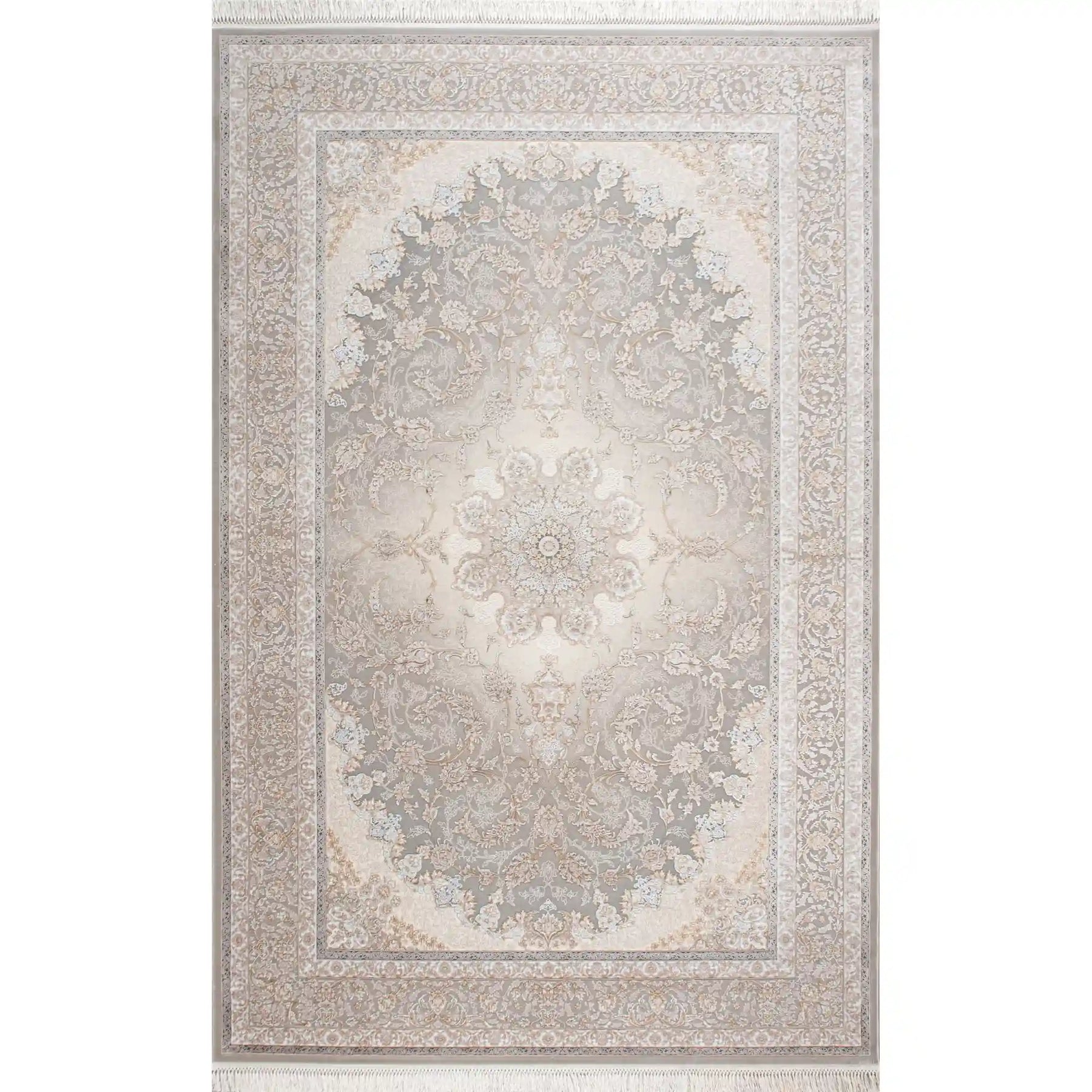 Covor PALACE 05193A, 80x150 cm, forma dreptunghiulara, fibre sintetice, auriu/crem deschis