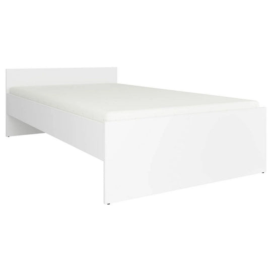 Cadru pat NEPO PLUS 120x200, alb, PAL laminat