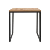 Masuta cafea AROZ, stejar artisan/negru, PAL/metal, 50x50 cm