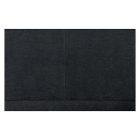 Coltar extensibil MANTO, sezlong dreapta, stofa catifelata negru - Wind 99, cu lada depozitare, 254x182x100 cm