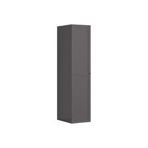 Dulap FLEX, gri grafit, PAL, cu o usa, 50x66x218 cm