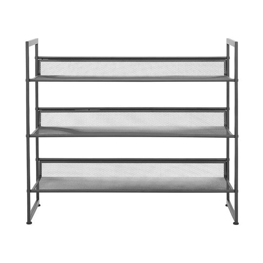 Pantofar MENOLA, negru, metal, 73x30x60 cm