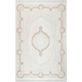 Covor VANESSA 03080A, 160x230 cm, forma dreptunghiulara, acril/poliester, bej/crem