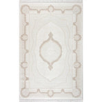 Covor VANESSA 03080A, 160x230 cm, forma dreptunghiulara, acril/poliester, bej/crem