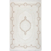 Covor VANESSA 03080A, 160x230 cm, forma dreptunghiulara, acril/poliester, bej/crem