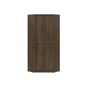 Dulap NEPO PLUS, stejar nobil, PAL laminat, cu 2 usi, 80x80x197 cm