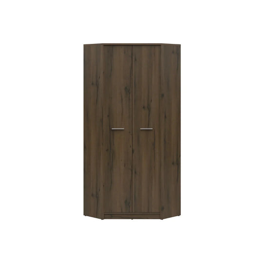 Dulap NEPO PLUS, stejar nobil, PAL laminat, cu 2 usi, 80x80x197 cm