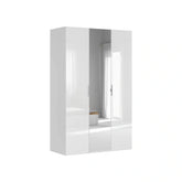 Dulap FLEX, alb, PAL, cu 3 usi, 150x66x240 cm