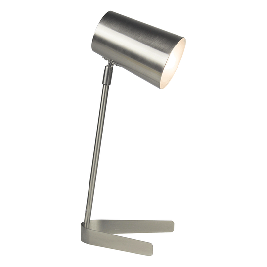 Lampă de masă, metal / nichel mat, FABEL