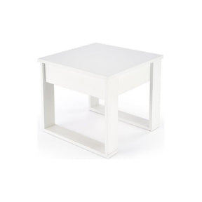 Masuta de cafea NEA KWADRAT, alb, PAL furniruit, 60x60x52 cm