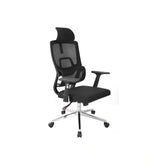 Scaun birou ORIN, negru, stofa/plasa, 68x62x114/124 cm