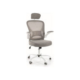 Scaun birou Q-639, stofa gri, 64x43x126 cm