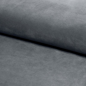 Fotoliu recliner PEGAZ M, stofa catifelata gri, functie masaj, 64x88x102 cm