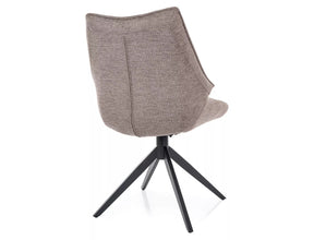Scaun CODA, bej - Brego 34, stofa clasica/metal, 56x46x91 cm