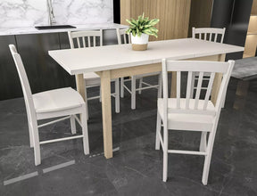 Masa extensibila ADAM, casmir/stejar, PAL laminat, 100/140x60x75 cm