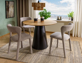 Scaun VICO, gri deschis - Wind 84, stofa clasica, 49x48x77 cm