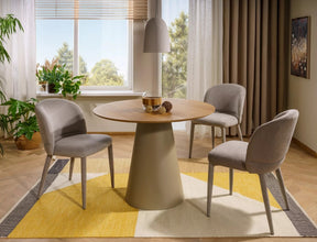 Scaun TINO, bej - Wind 82, stofa clasica, 50x45x81 cm