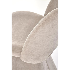 Scaun rotativ K613, stofa clasica bej, 53x60x87 cm