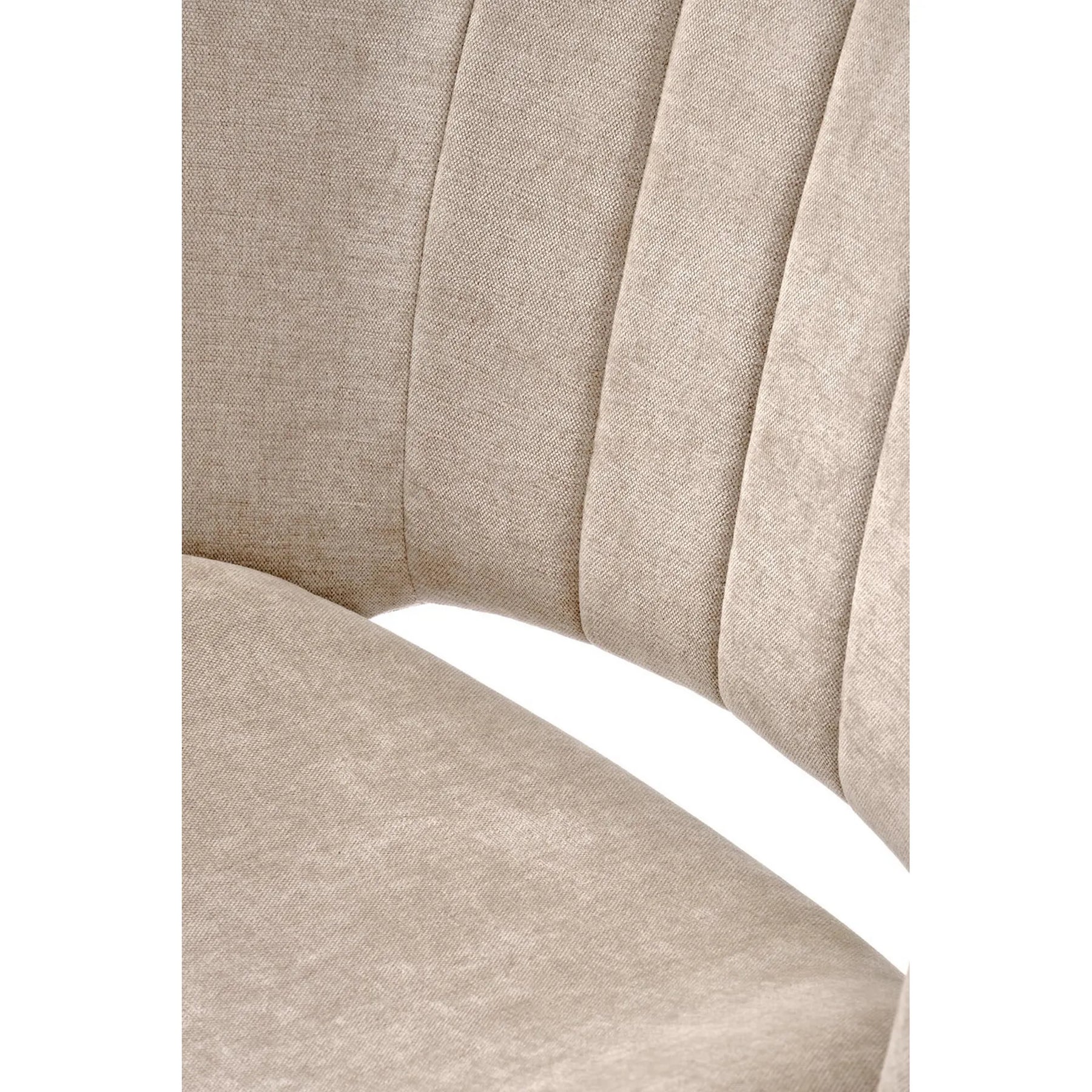 Scaun rotativ K613, stofa clasica bej, 53x60x87 cm