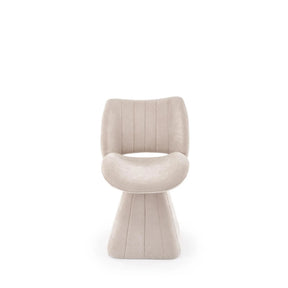 Scaun rotativ K613, stofa clasica bej, 53x60x87 cm