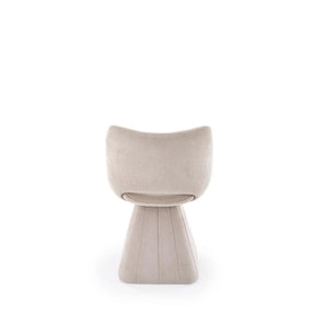 Scaun rotativ K613, stofa clasica bej, 53x60x87 cm