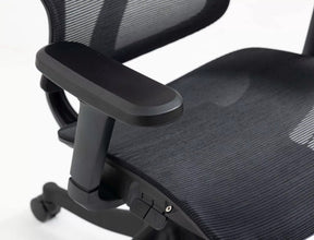 Scaun de birou WINNER, negru, plasa, 64x51x114 cm