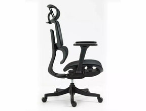Scaun de birou WINNER, negru, plasa, 64x51x114 cm