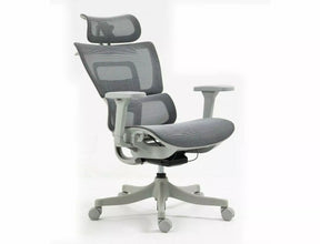 Scaun de birou WINNER, gri, plasa, 64x51x114 cm