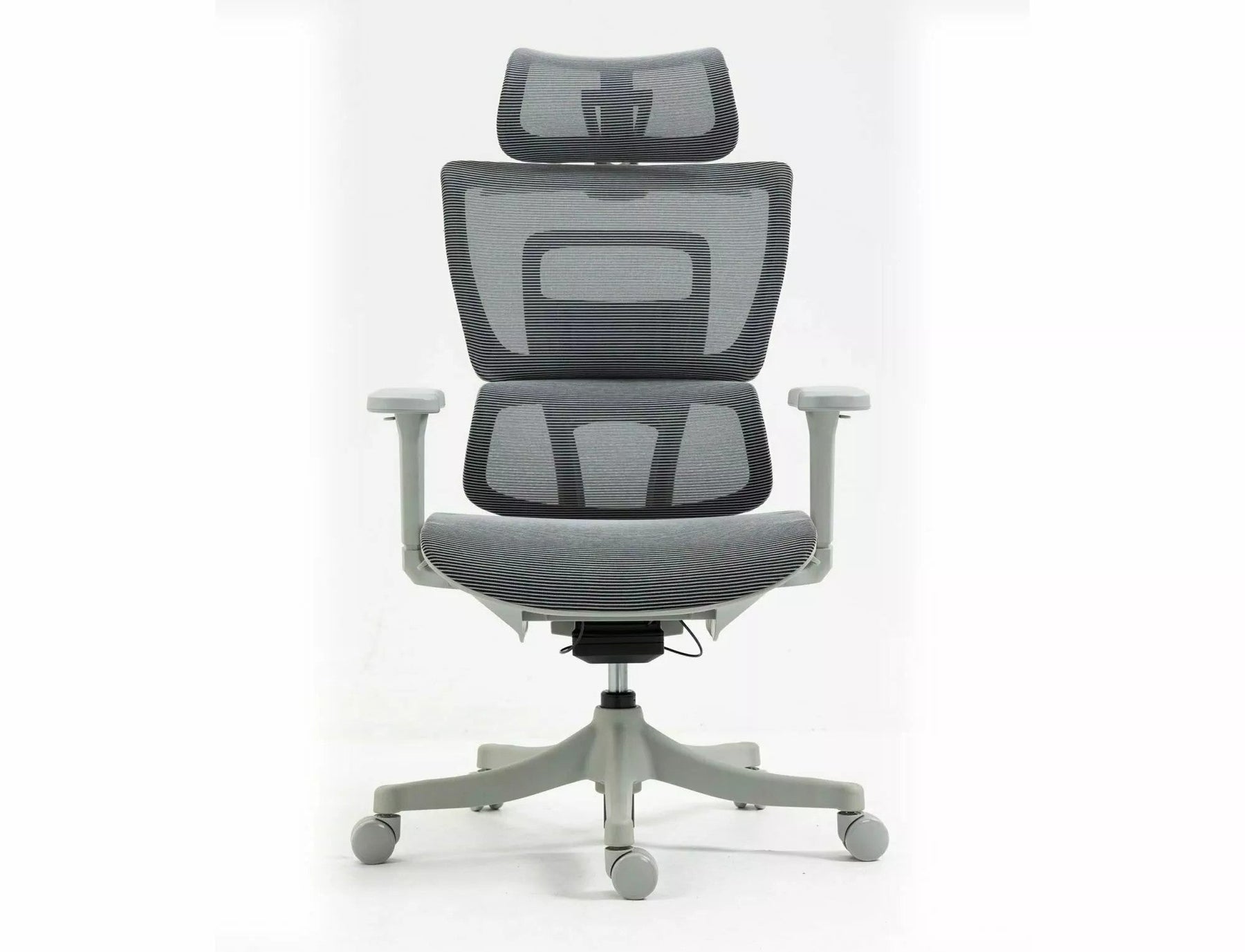 Scaun de birou WINNER, gri, plasa, 64x51x114 cm