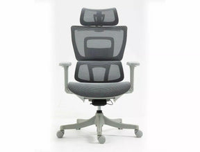 Scaun de birou WINNER, gri, plasa, 64x51x114 cm