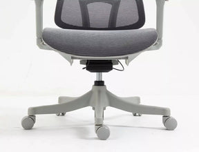 Scaun de birou WINNER, gri, plasa, 64x51x114 cm