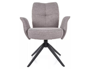 Scaun WING, gri - Brego 07, stofa clasica/metal, 66x45x90 cm