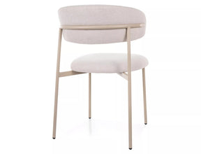 Scaun ELTON, bej deschis - Brego 22/casmir, stofa clasica/metal, 56x46x80 cm