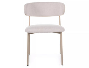 Scaun ELTON, bej deschis - Brego 22/casmir, stofa clasica/metal, 56x46x80 cm
