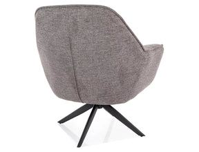 Fotoliu GALIA, stofa clasica gri - Brego 10, 77x75x86 cm