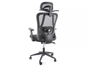 Scaun de birou Q-080, negru, 67x50x115/125 cm