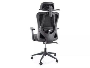 Scaun de birou Q-080 M, negru, 67x50x115/125 cm
