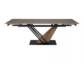 Masa extensibila GENESIS, stejar/negru, 180/240x90x76 cm