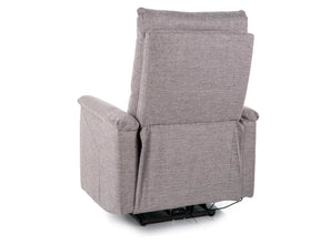 Fotoliu recliner cu functie de masaj NEPTUN M, stofa clasica gri deschis - Brego 07, 76x94/160x96 cm