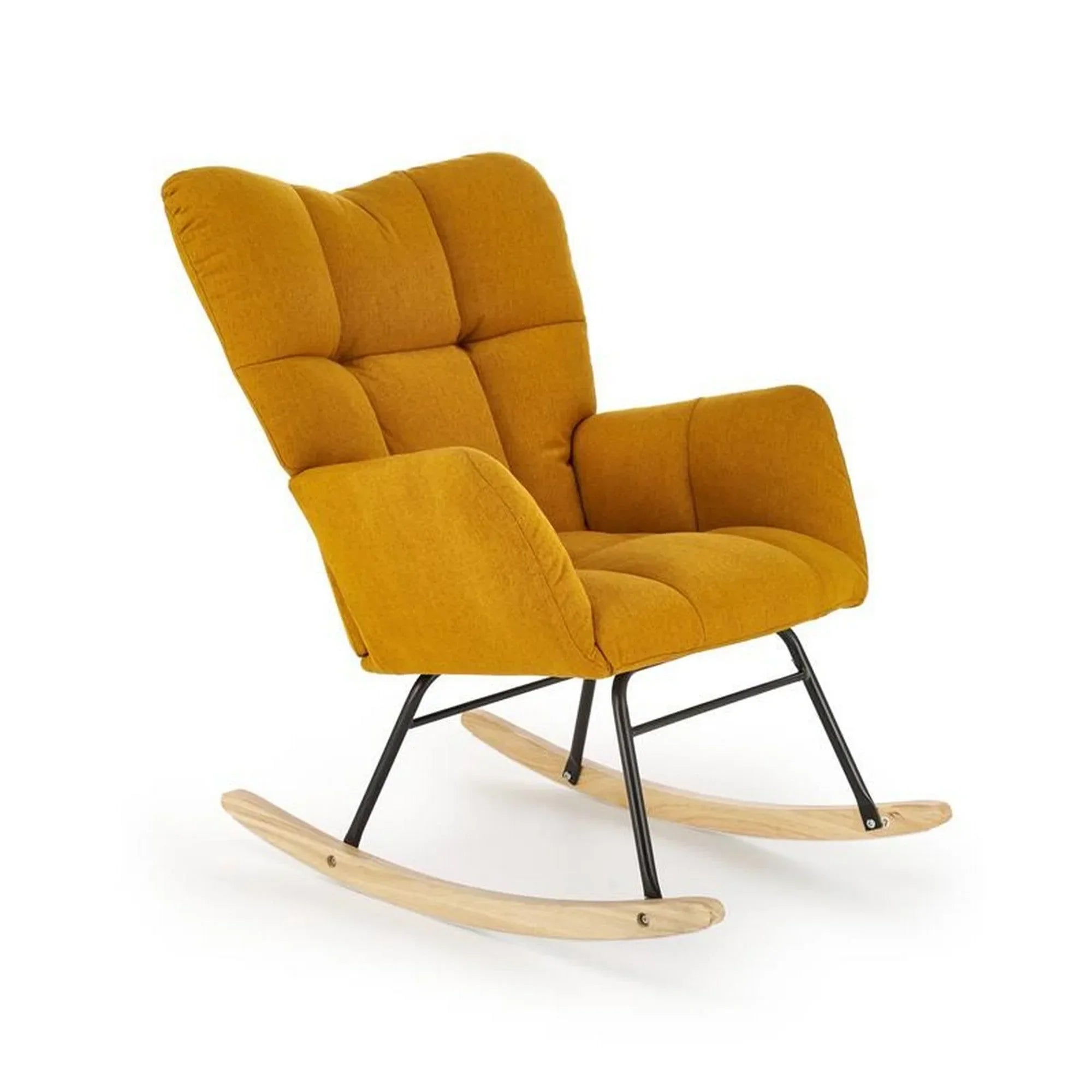 Fotoliu balansoar HOUSTON OCN-37592, galben mustar