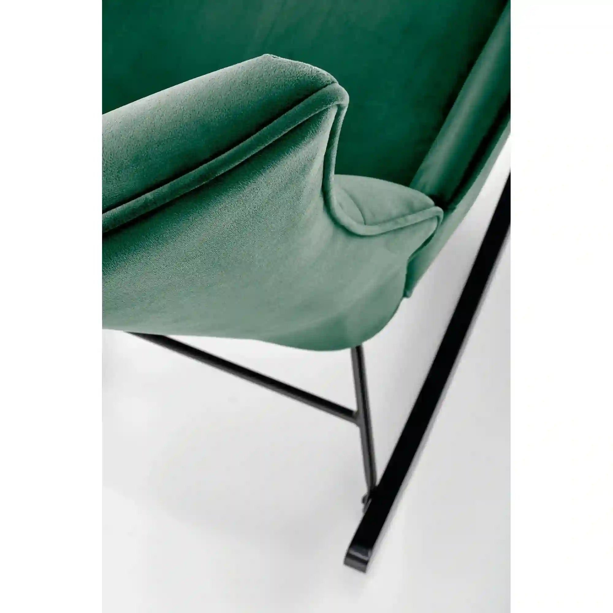 Fotoliu balansoar HOUSTON OCN-37618, verde/negru