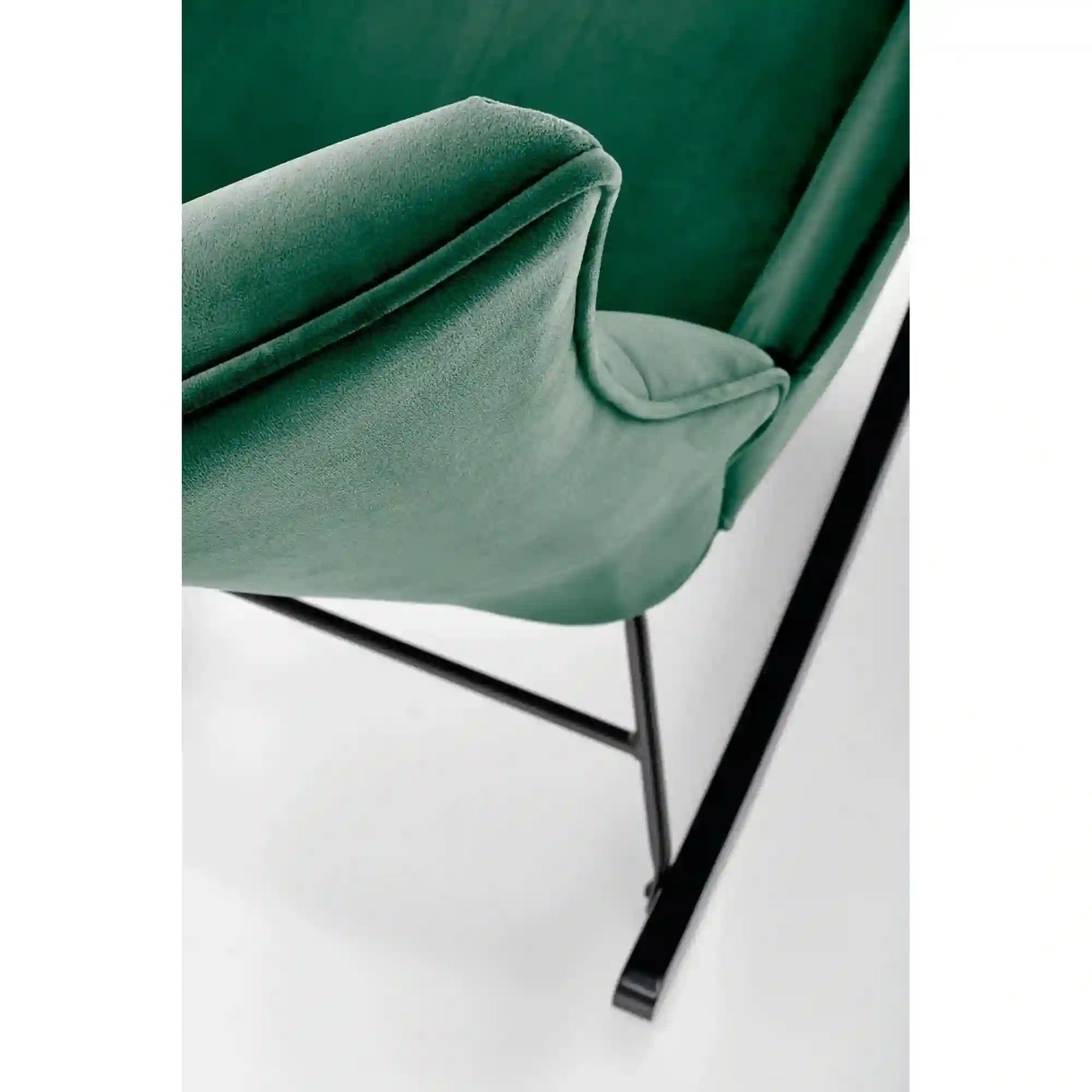 Fotoliu balansoar HOUSTON OCN-37618, verde/negru