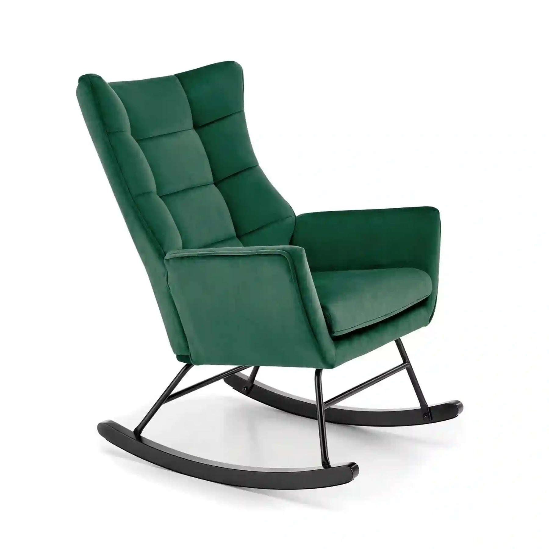 Fotoliu balansoar HOUSTON OCN-37618, verde/negru