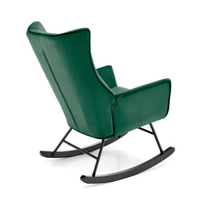 Fotoliu balansoar HOUSTON OCN-37618, verde/negru