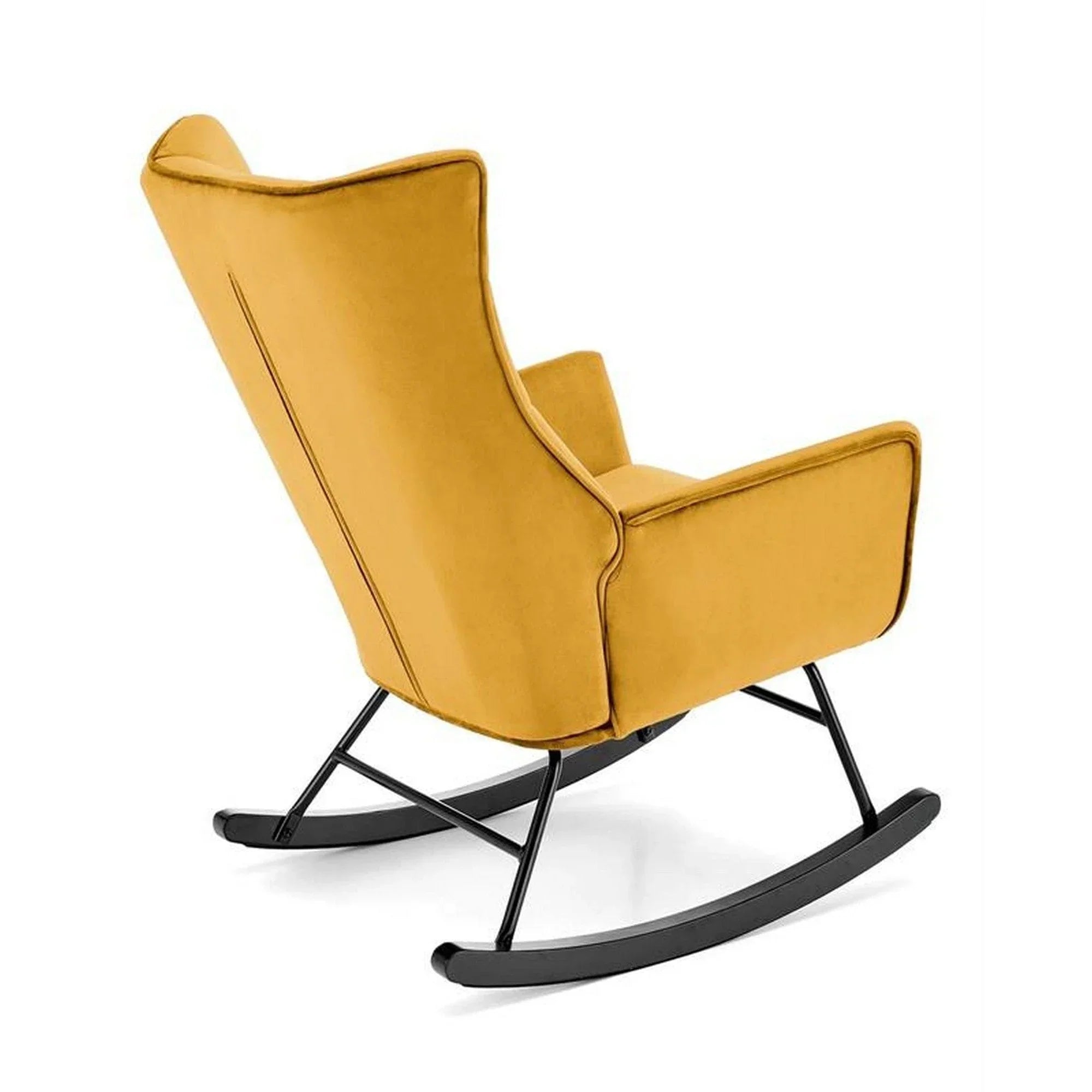 Fotoliu balansoar HOUSTON OCN-37619, galben mustar