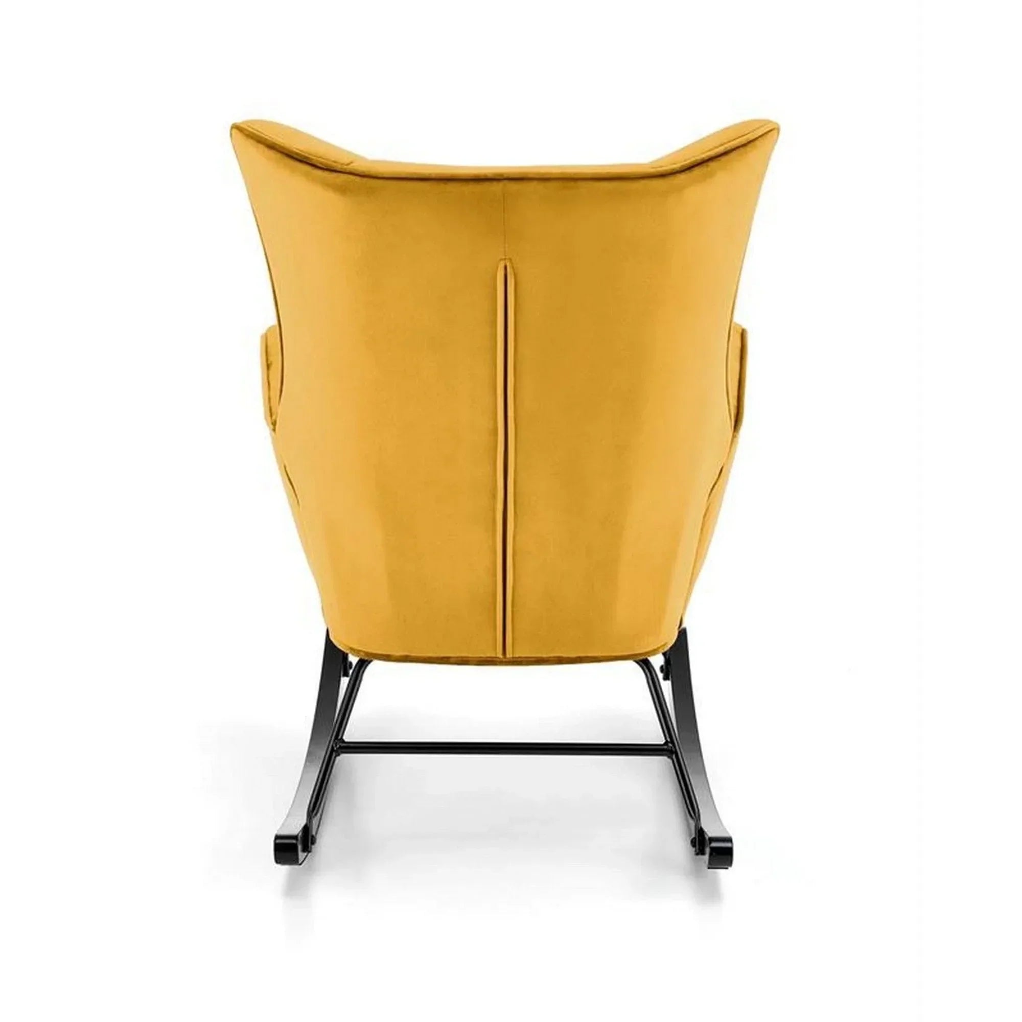 Fotoliu balansoar HOUSTON OCN-37619, galben mustar