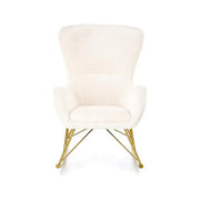 Fotoliu balansoar HOUSTON OCN-37633, crem/auriu