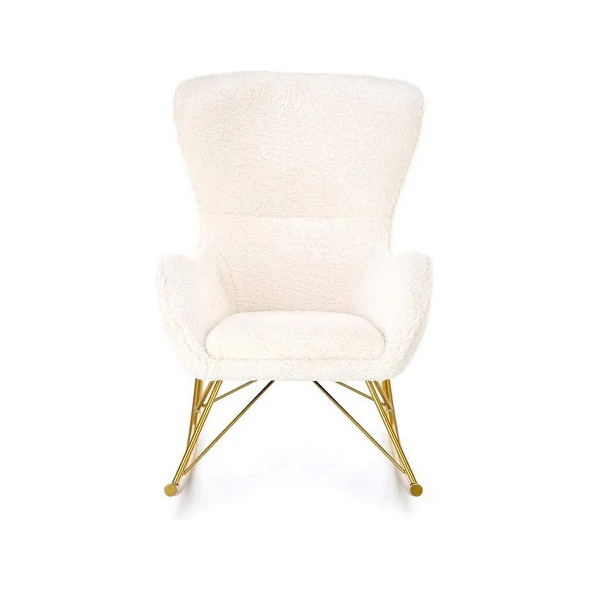 Fotoliu balansoar HOUSTON OCN-37633, crem/auriu