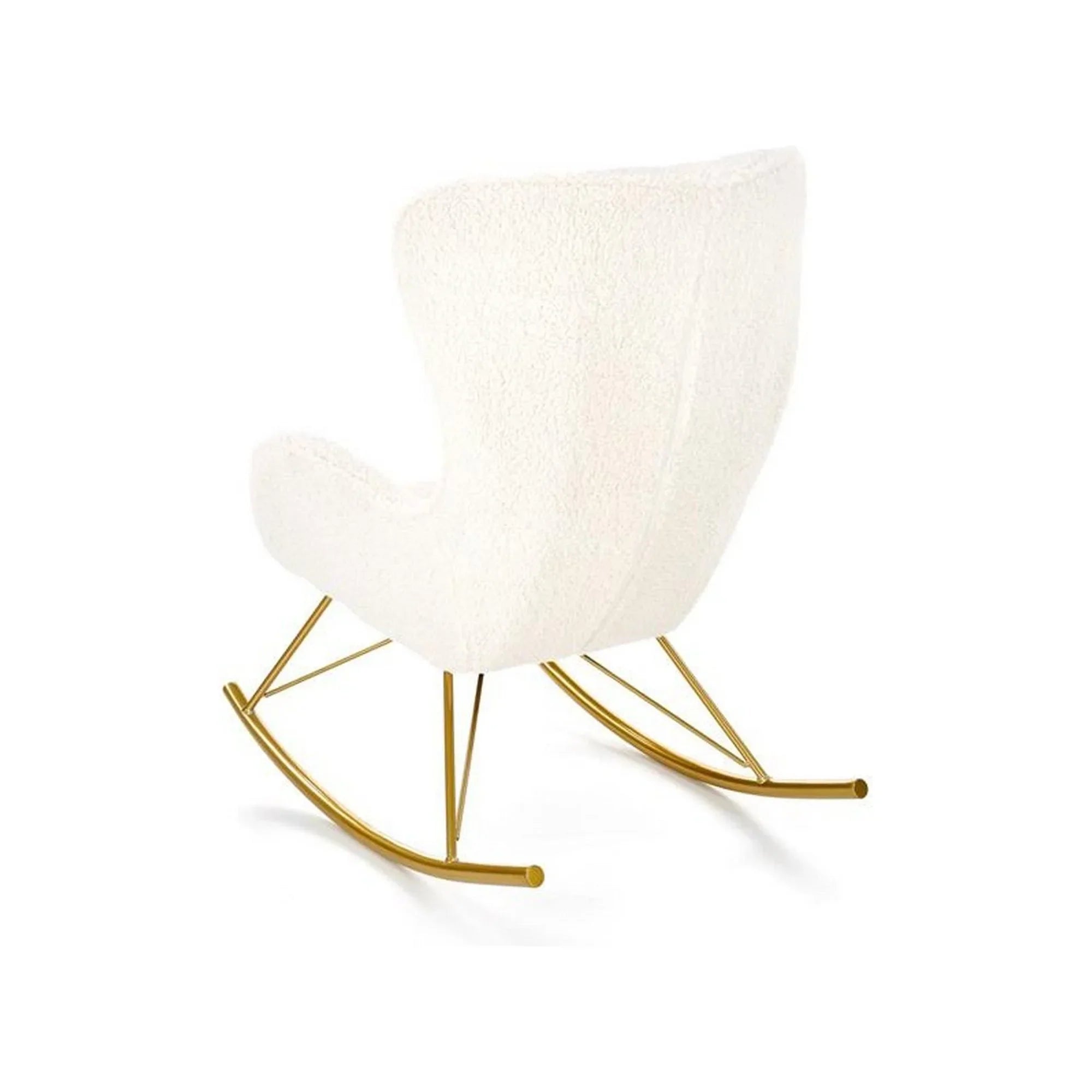 Fotoliu balansoar HOUSTON OCN-37633, crem/auriu